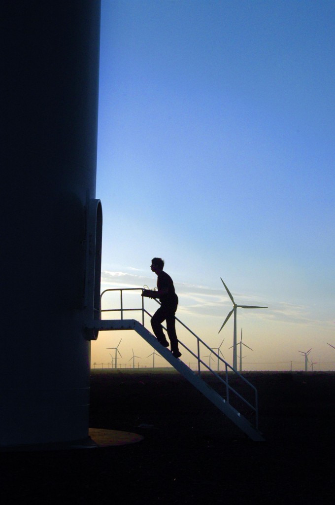 Dabanchengin tuulipuisto Kiinassa. Greenpeace / Hu Wei.